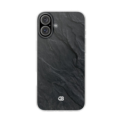 Dark Slate Strata · Lite Phone Case for iPhone ·  Black