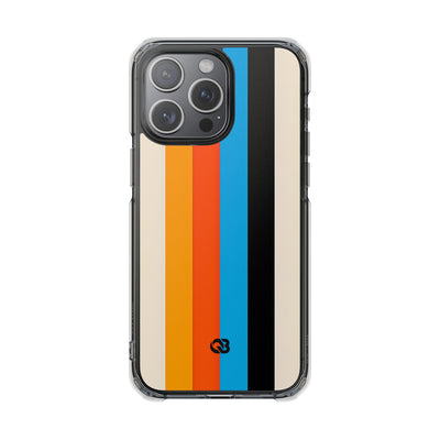 Retro Racing Stripes · Impact Custodia per iPhone · Magsafe