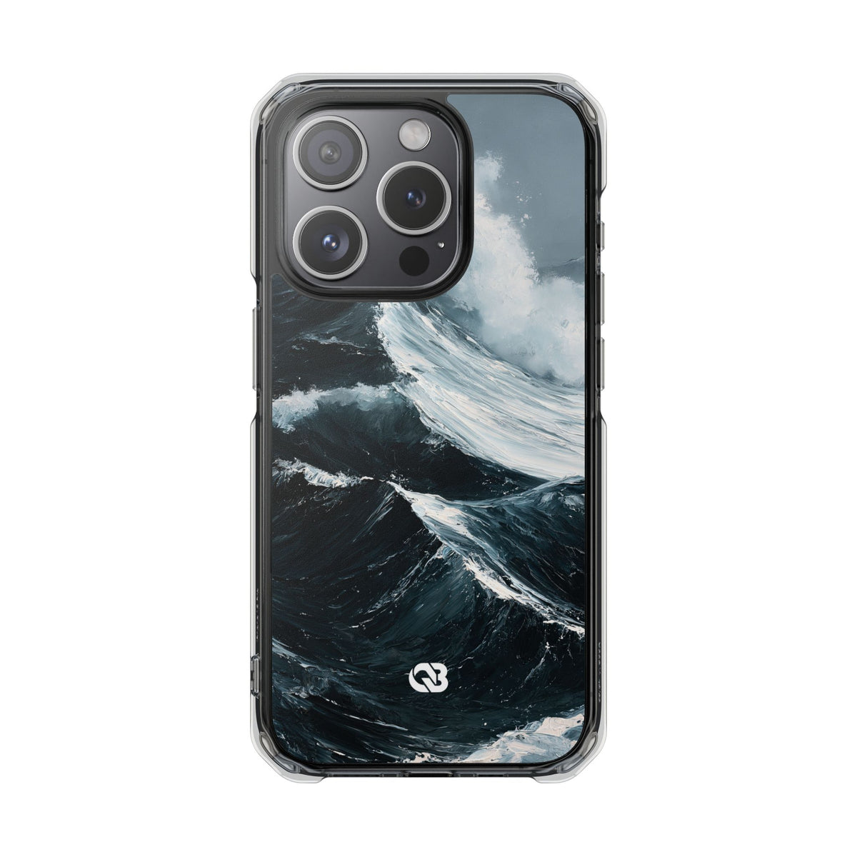 Nordic Swell · Clear Impact Magnetic Phone Case for iPhone · Blue