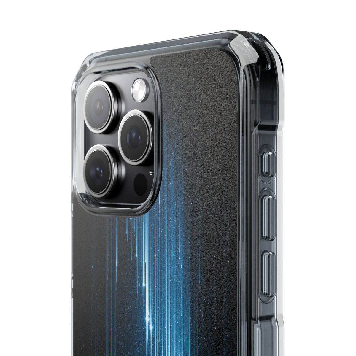Nocturnal Cascade · Clear Impact Magnetic Phone Case for iPhone ·  Black