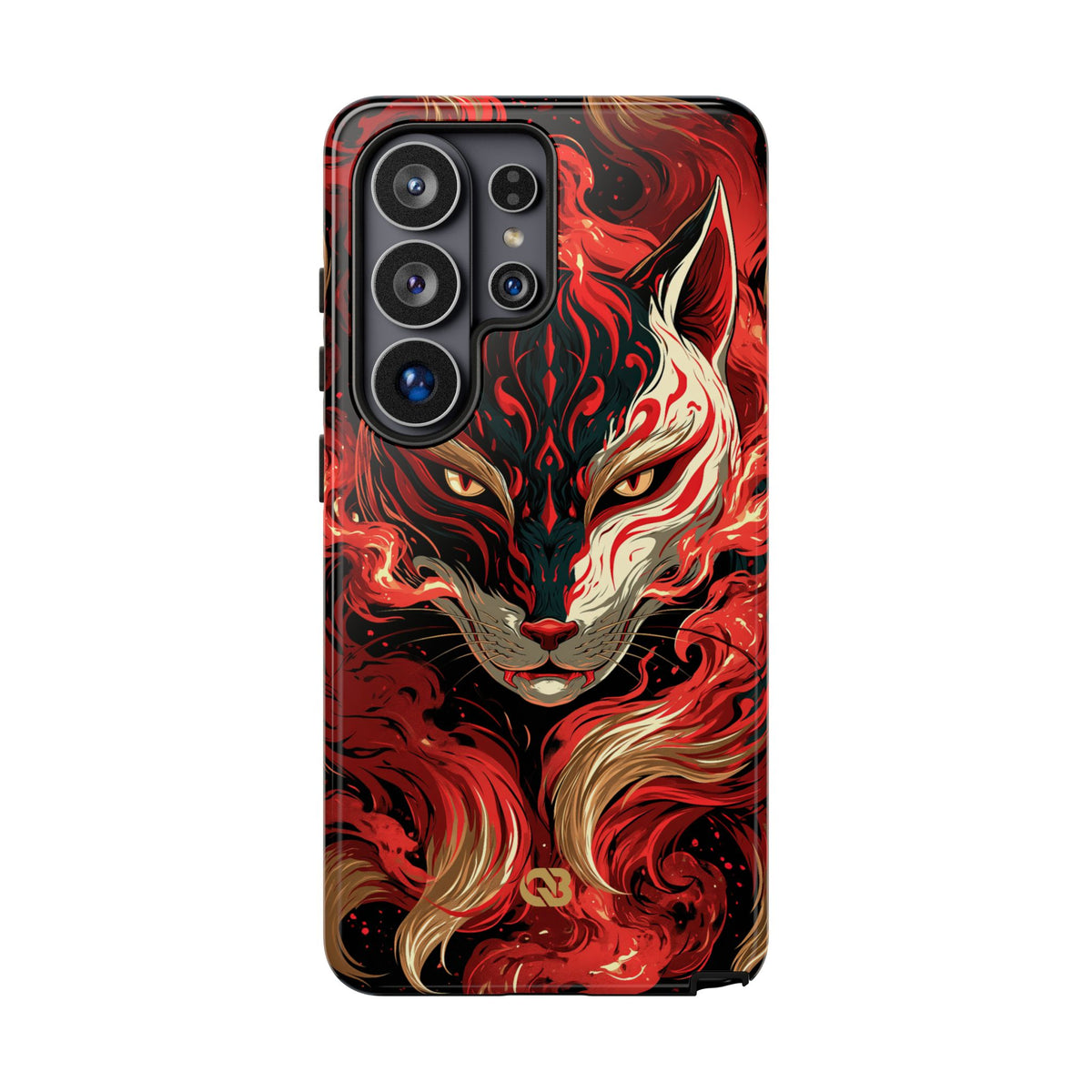 Crimson Kitsune Spirit · Tough Phone Case for Samsung · Red