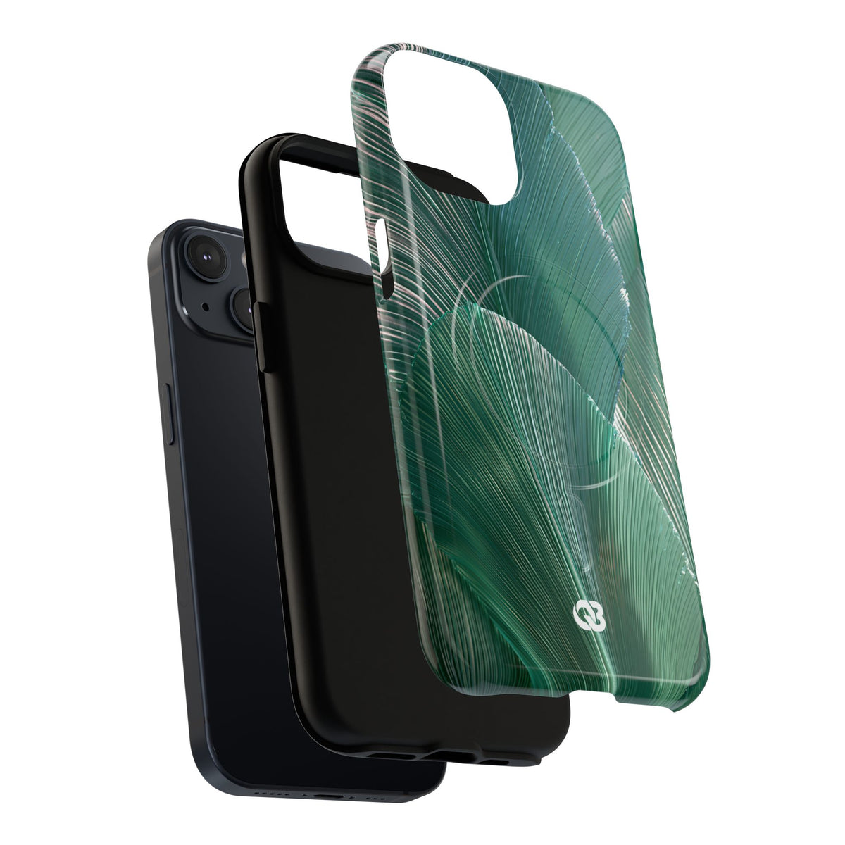 Translucent Fan Palm · Tough 2.0 Magnetic Phone Case for iPhone · Teal