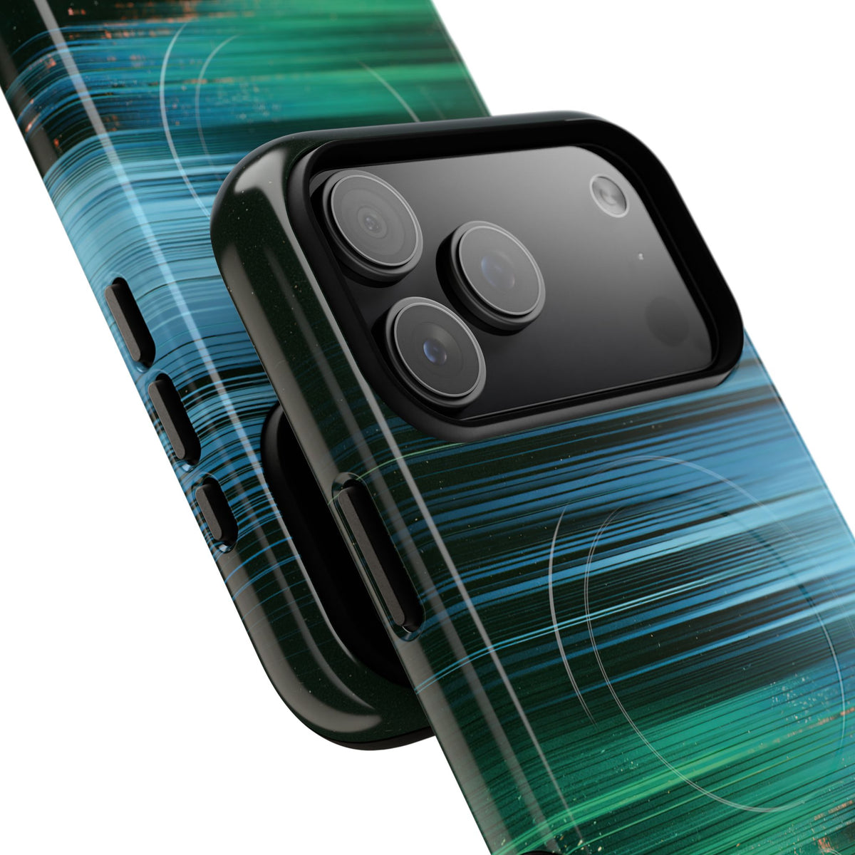 Digital Shoreline Drift · Tough 2.0 Magnetic Phone Case for iPhone · Teal