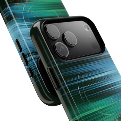 Digital Shoreline Drift · Tough 2.0 Magnetic Phone Case for iPhone · Teal
