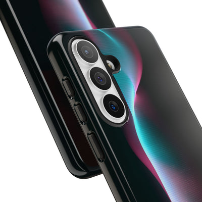 Neon Pixel Flow · Tough Phone Case for Samsung · Black