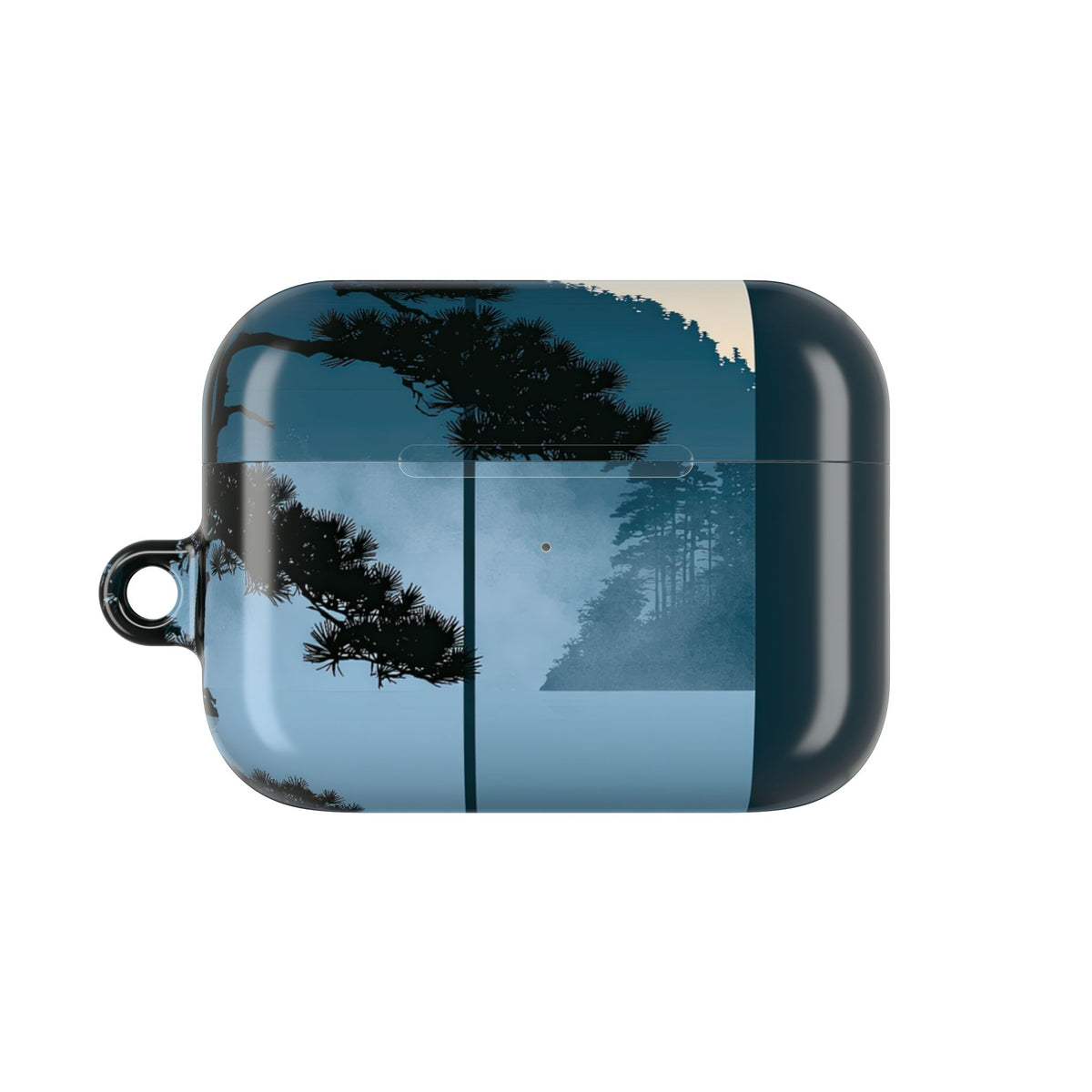 Misty Pine Horizon · Hard Case for AirPods & AirPods Pro · Teal
