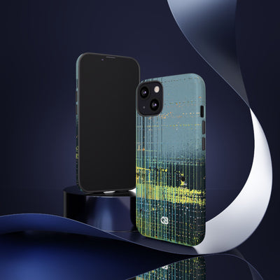 Acid Raster Circuit · Tough Phone Case for iPhone · Teal