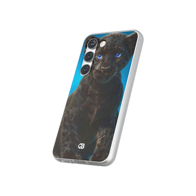 Sapphire Gaze Panther · Soft Phone Case for Samsung