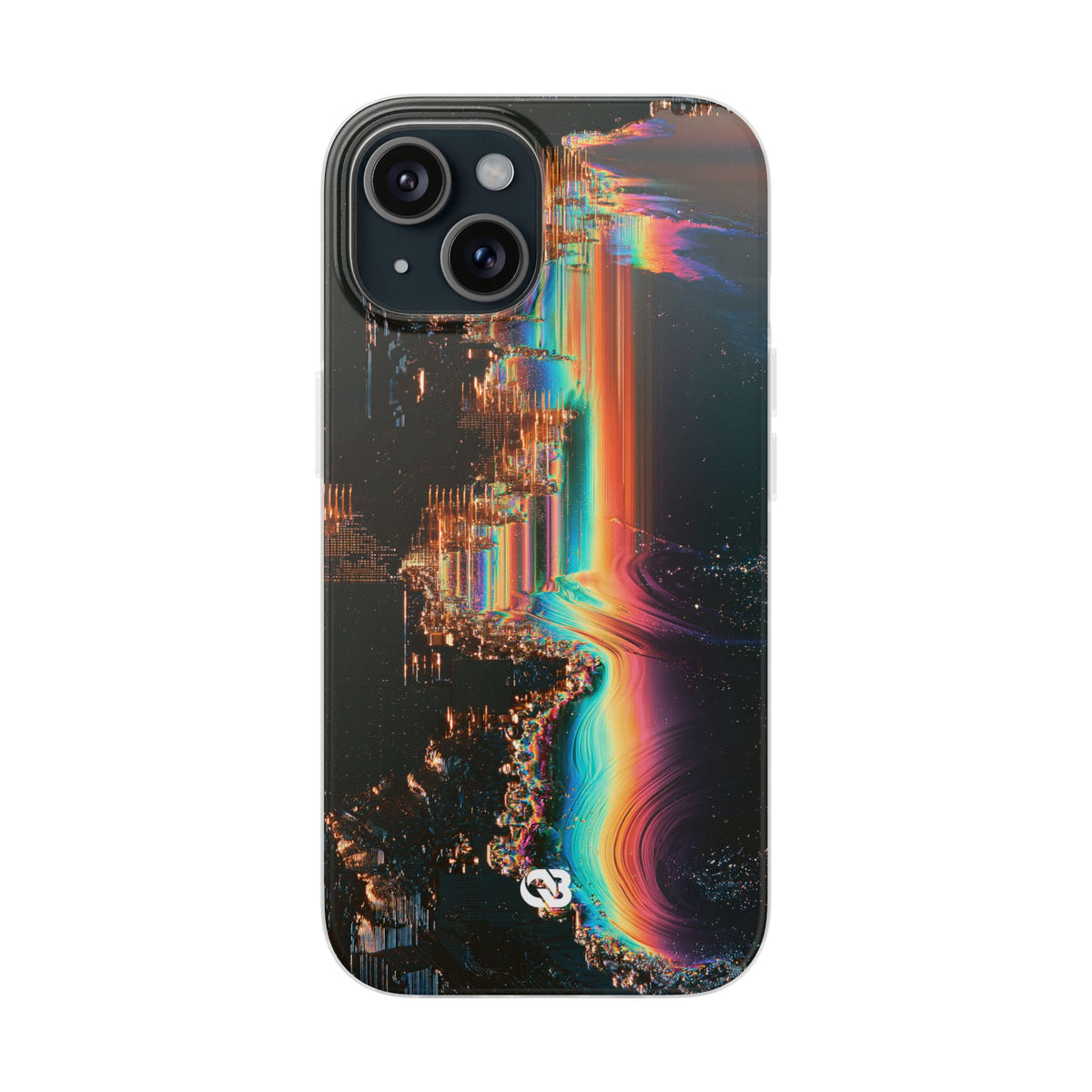 Prismatic Circuit · Lite Phone Case for iPhone ·  Black