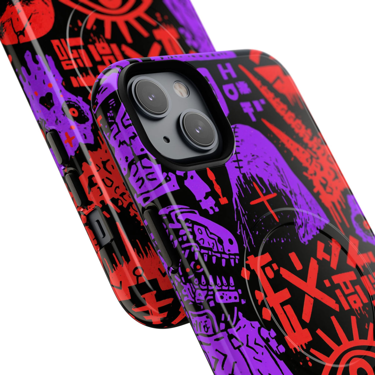 Underground Cyber Glyphs · Tough 2.0 Magnetic Phone Case for iPhone · Black