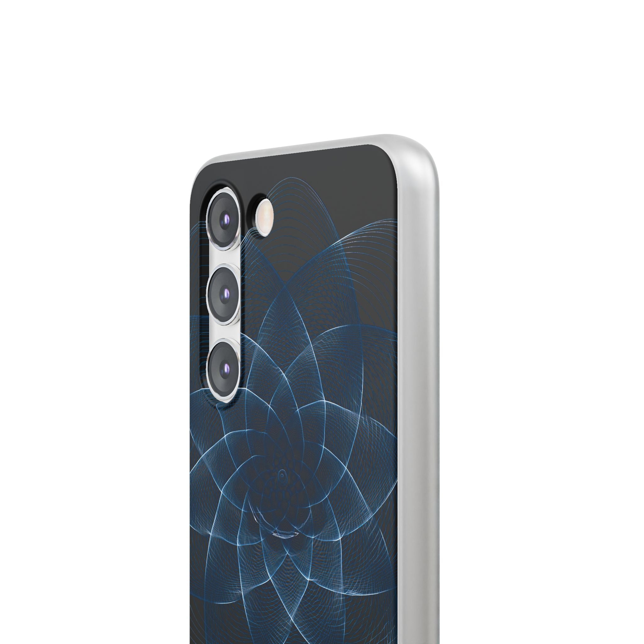 Blue Lite Phone Case for Samsung - Cobalt Geometric Bloom
