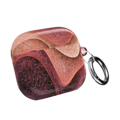 Rose Contour Waves · Hard Case for AirPods & AirPods Pro · Pink