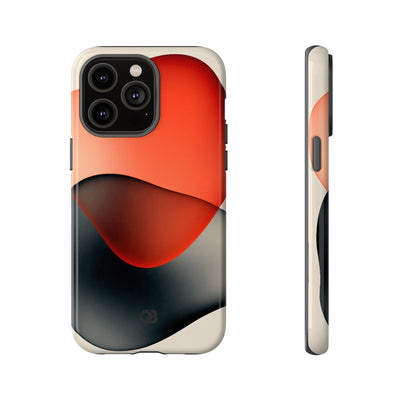Translucent Crimson Form · Tough Phone Case for iPhone · Red