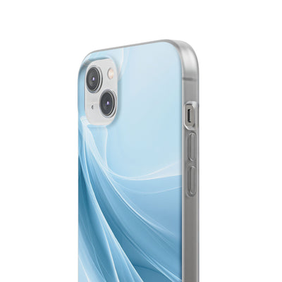 Blue Lite Phone Case for iPhone - Arctic Silk Drift