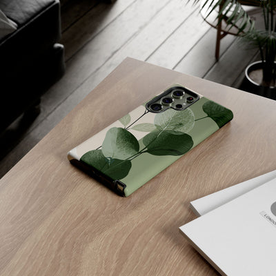 Layered Eucalyptus Study · Tough Phone Case for Samsung · Green