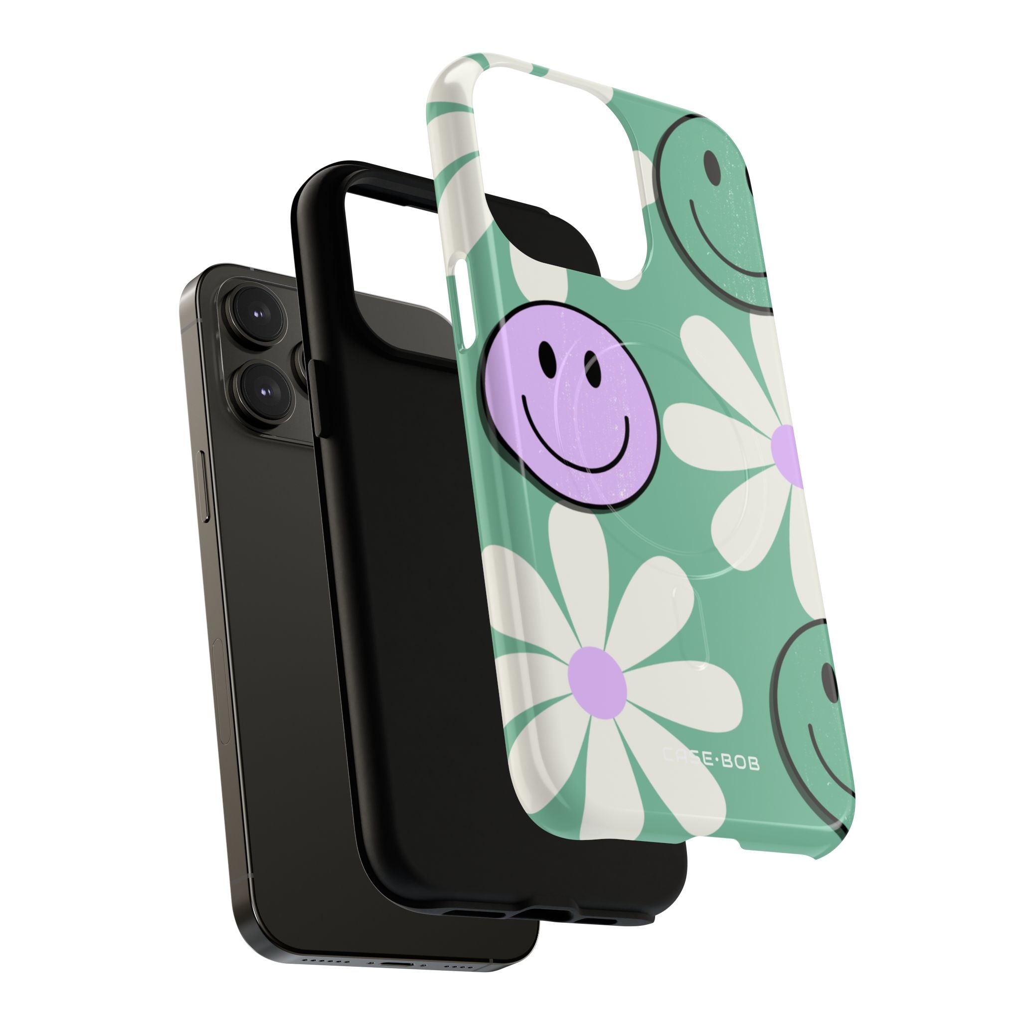 Smiley Daisy Glow iPhone 14 Pro Max Case - Tough+