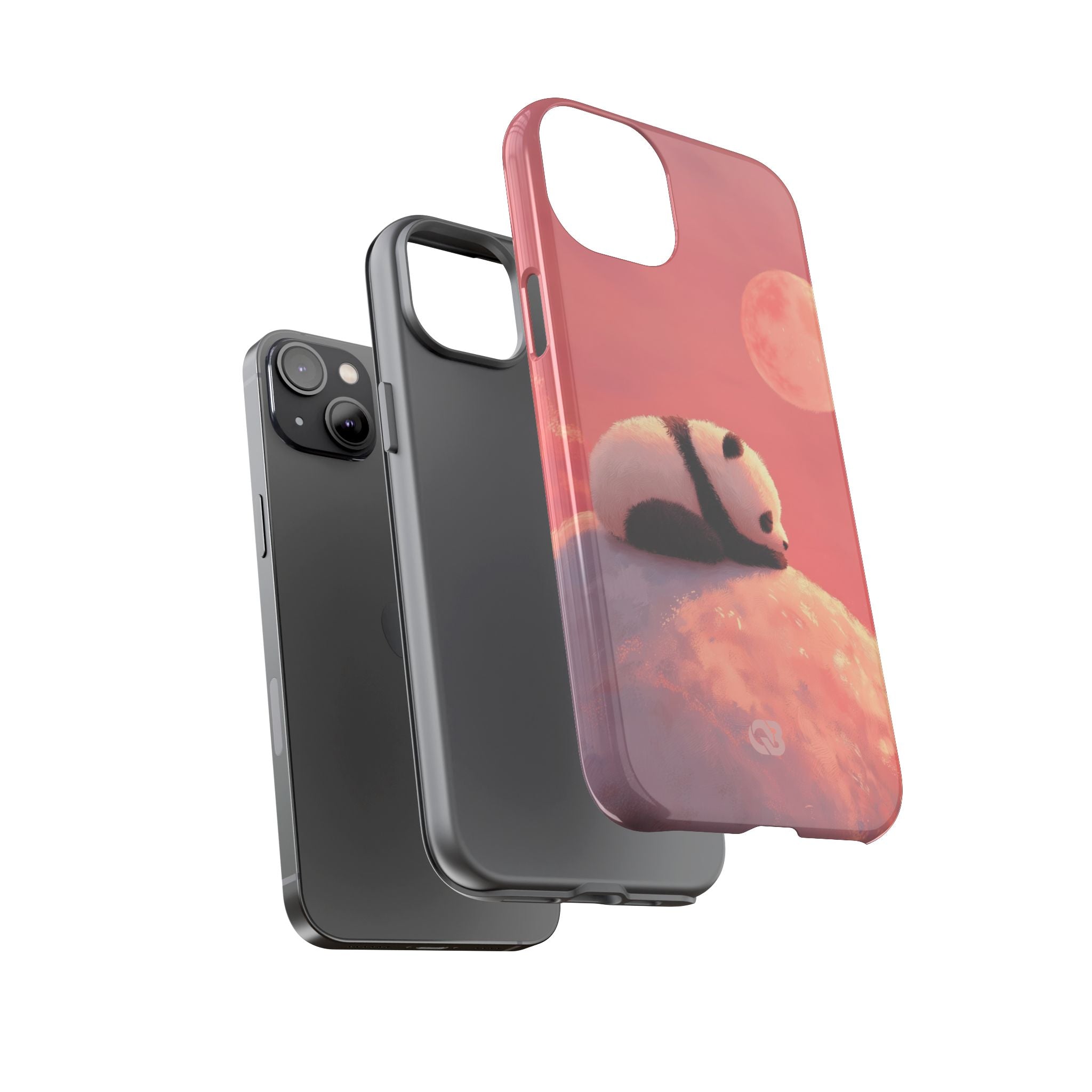 Rose Moon Panda · Tough Coque de téléphone pour iPhone