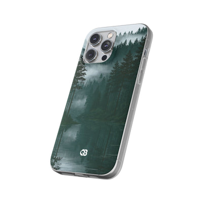 Misty Pine Reflections · Lite Phone Case for iPhone ·  Green