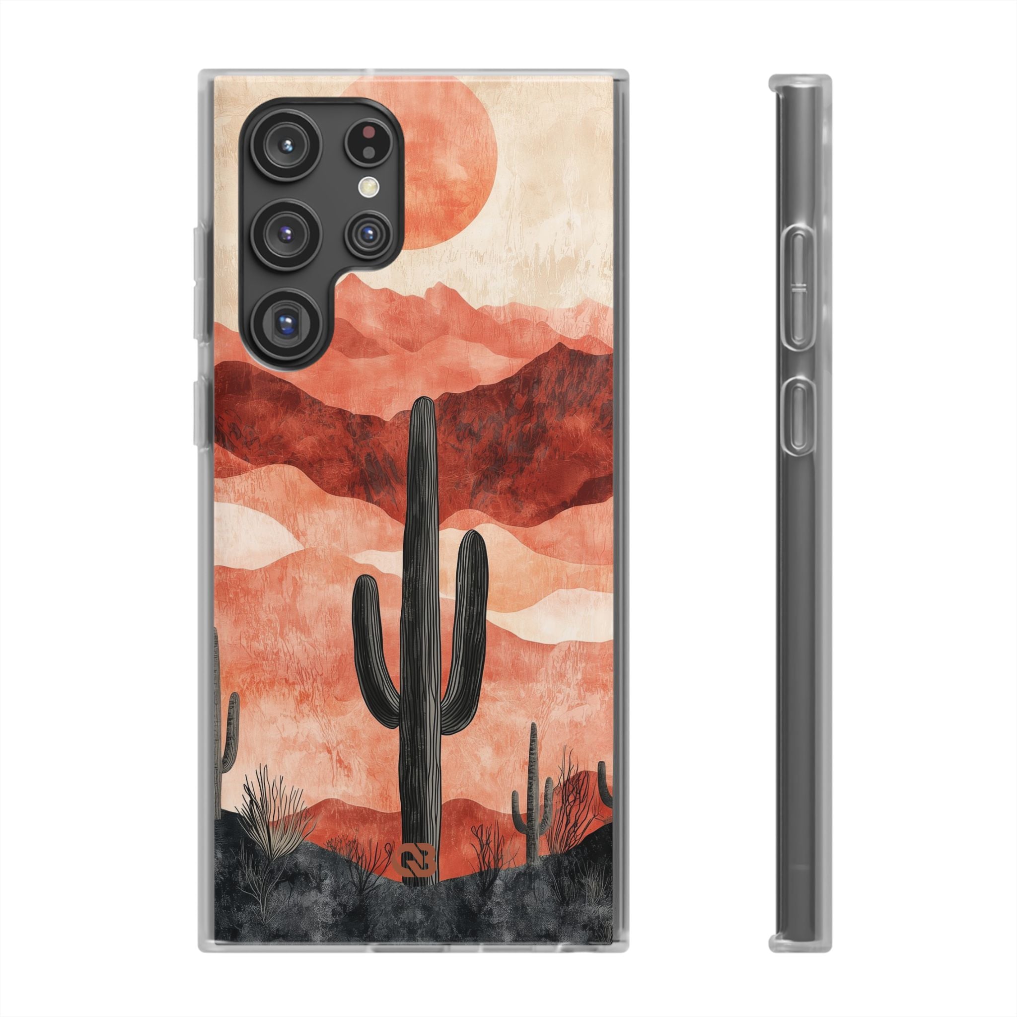 Terracotta Desert Sun · Soft Phone Case for Samsung