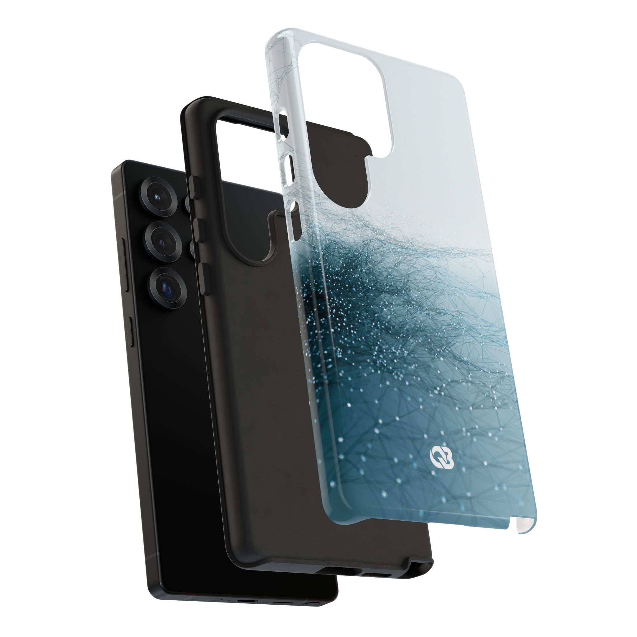 Teal Tough Phone Case for Samsung - Arctic Pulse Mesh