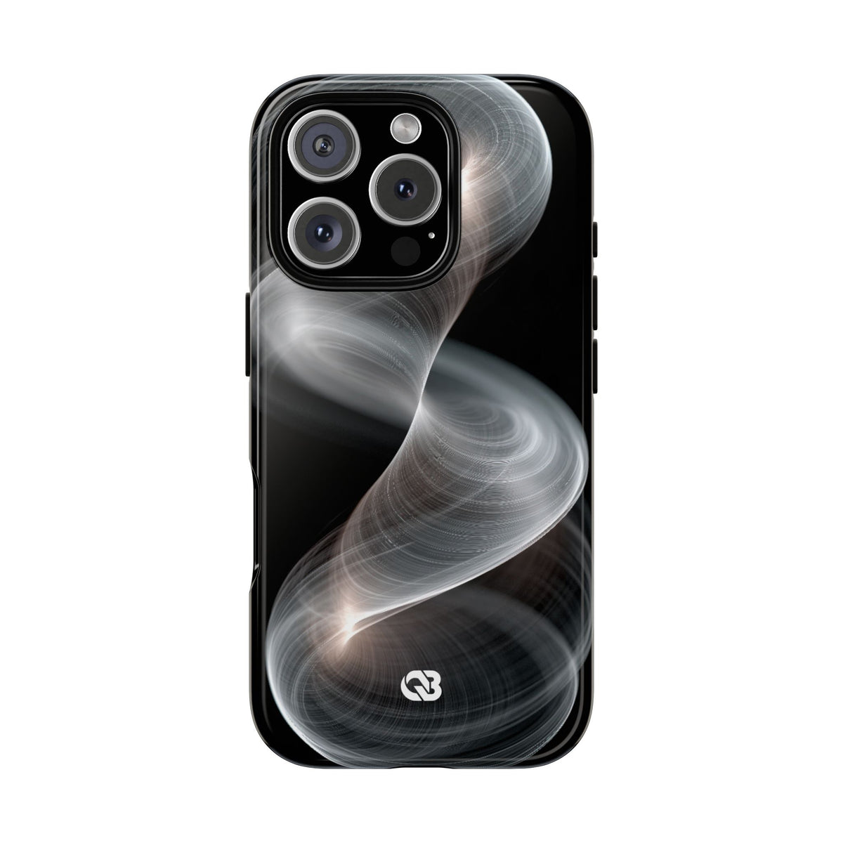 Luminous Vortex · Tough Phone Case for iPhone · Black