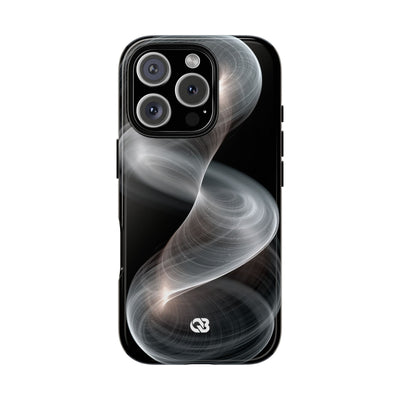 Luminous Vortex · Tough Phone Case for iPhone · Black