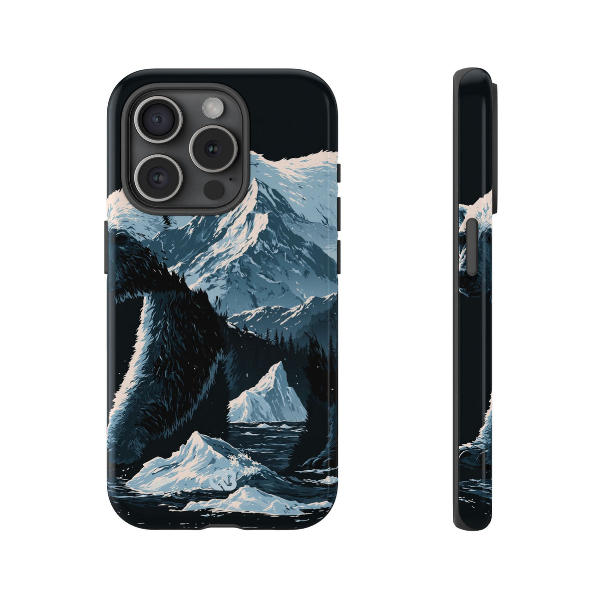 Nordic Arctic Bear · Tough Phone Case for iPhone · Black