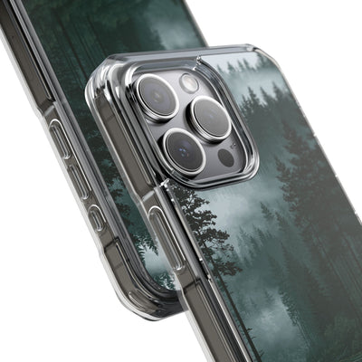 Green Impact MagSafe Phone Case for iPhone - Misty Evergreen Mirror