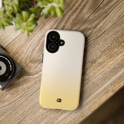 Yellow Tough Phone Case for iPhone - Bleached Citron Haze
