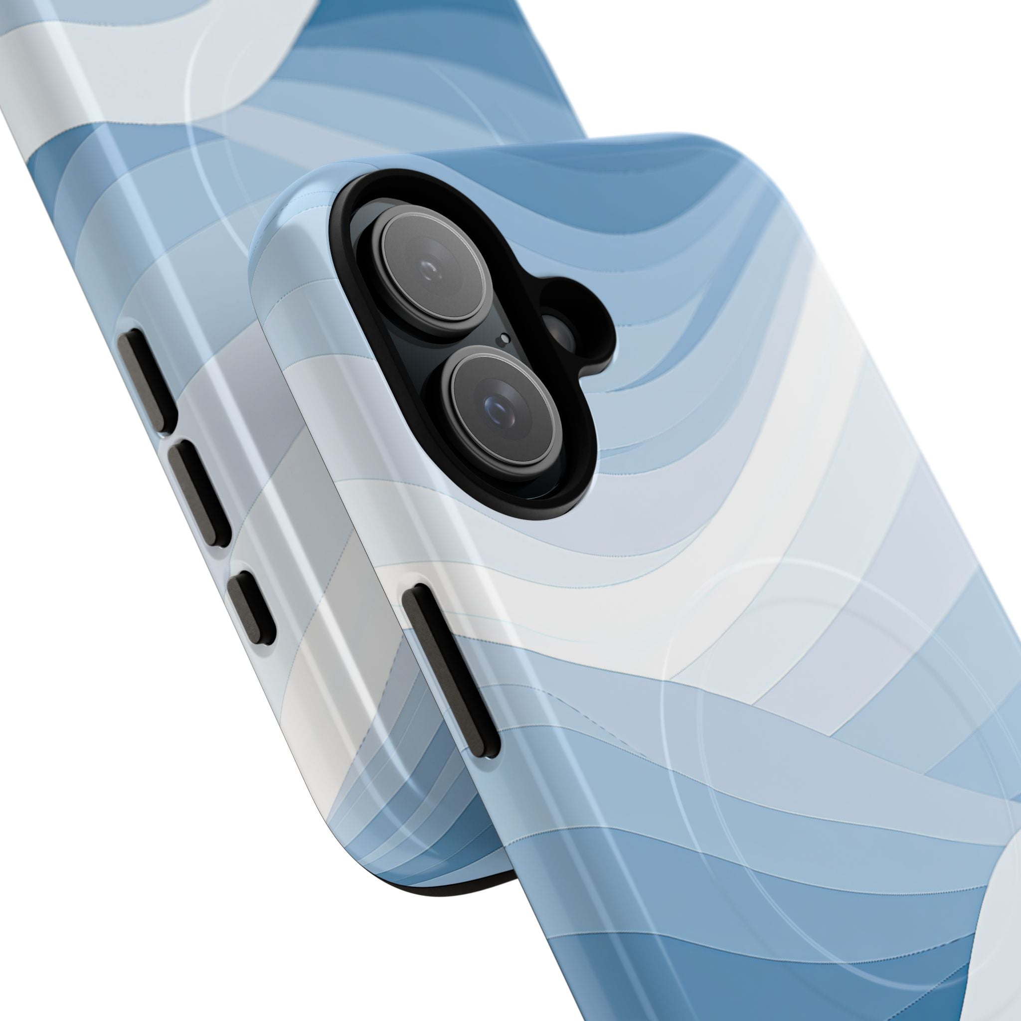 Blue Tough 2.0 Magsafe Phone Case for iPhone - Glacial Indigo Flow