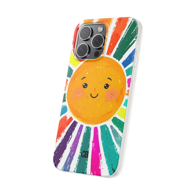 Vibrant Solar Smile · Soft Phone Case for iPhone