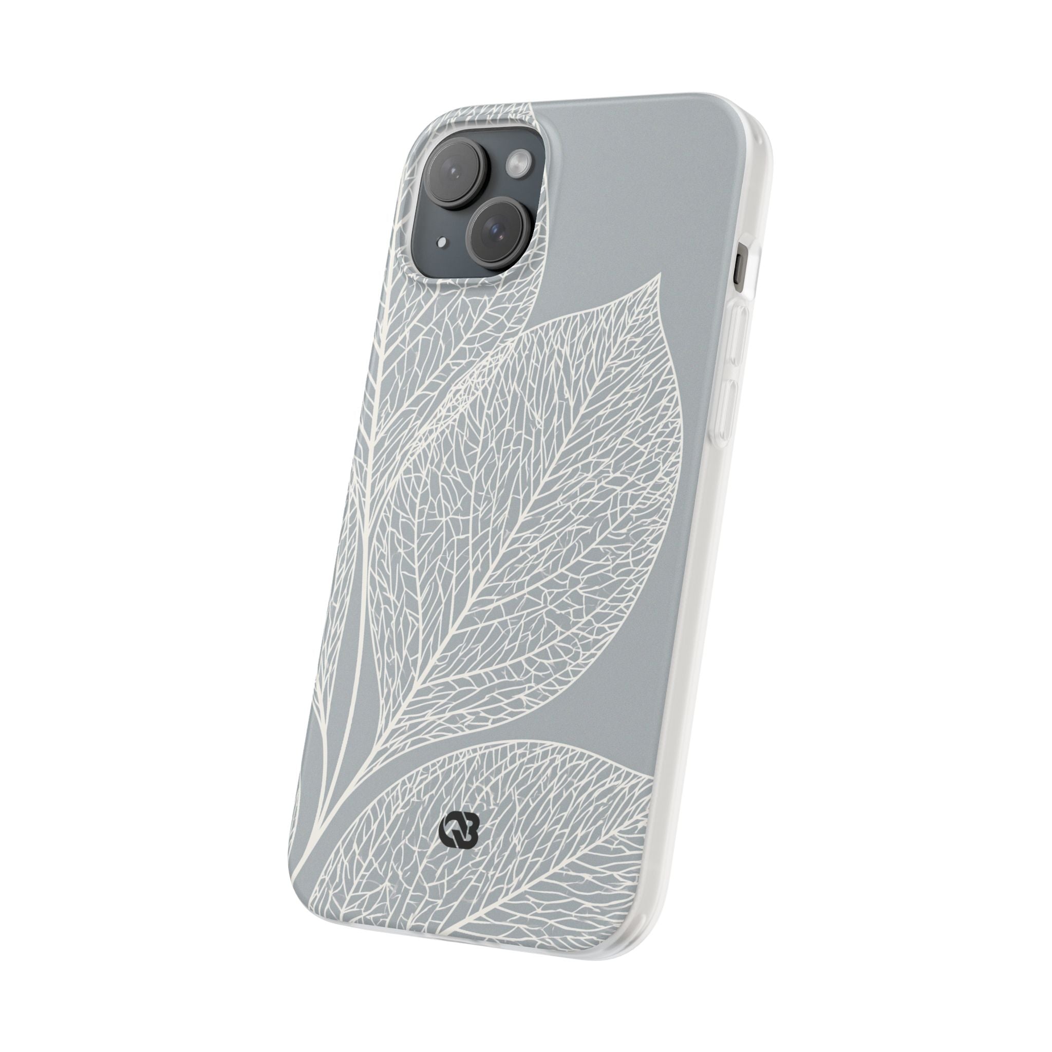 Grey Lite Phone Case for iPhone - Frosted Ash Veins