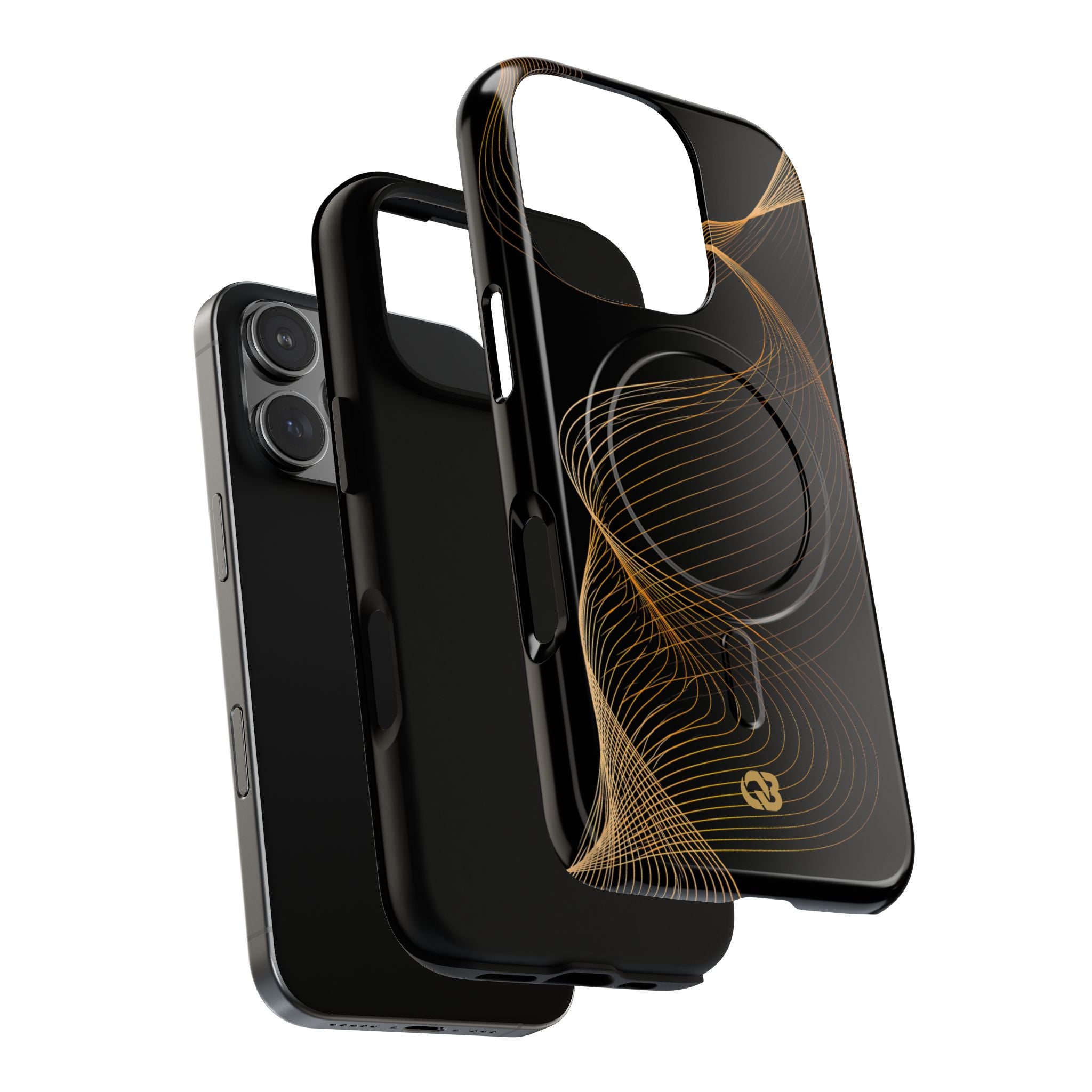 Gold Tough 2.0 Magsafe Phone Case for iPhone - Burnished Bronze Helix