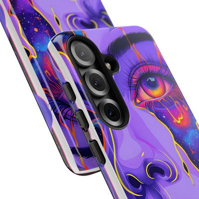 Violet Cosmic Gaze · Tough Custodia per Samsung