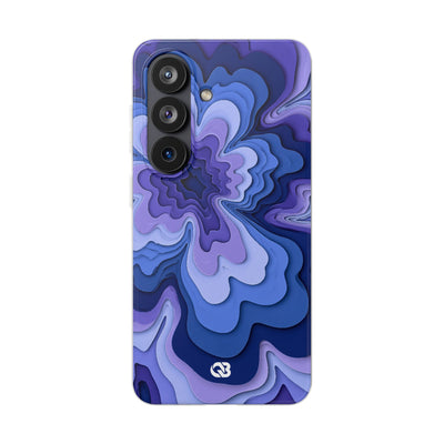 Periwinkle Strata Bloom · Lite Phone Case for Samsung · Purple