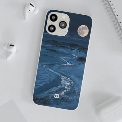 Arctic Moon Drift · Lite Phone Case for iPhone ·  Blue