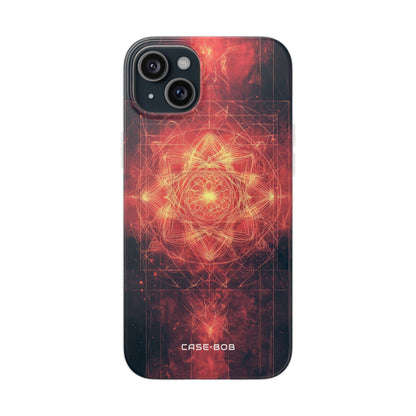 Strahlendes Mandala iPhone 15 Plus Case - Soft