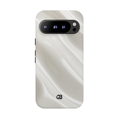 Liquid Enamel Fold · Tough Phone Case for Pixel ·  White