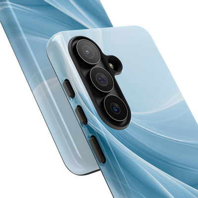 Glacial Ridge Contours · Tough Phone Case for Samsung · Blue