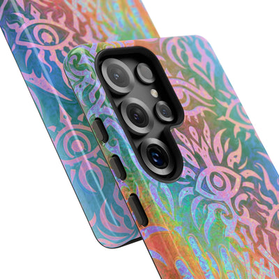 Chromatic Mystic Sigil · Tough Phone Case for Samsung · Blue