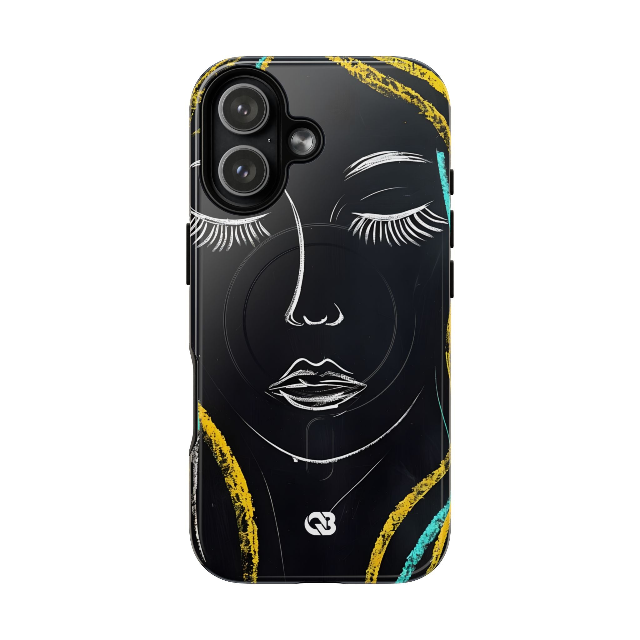 Obsidian Chalk Portrait · Tough+ Magsafe