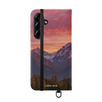 Mountain Bloom Twilight - Samsung S25+ Case - Lompakko