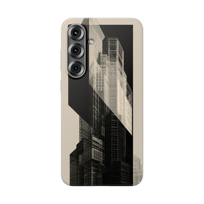 Beige Lite Phone Case for Samsung - Monolith Urban Grid