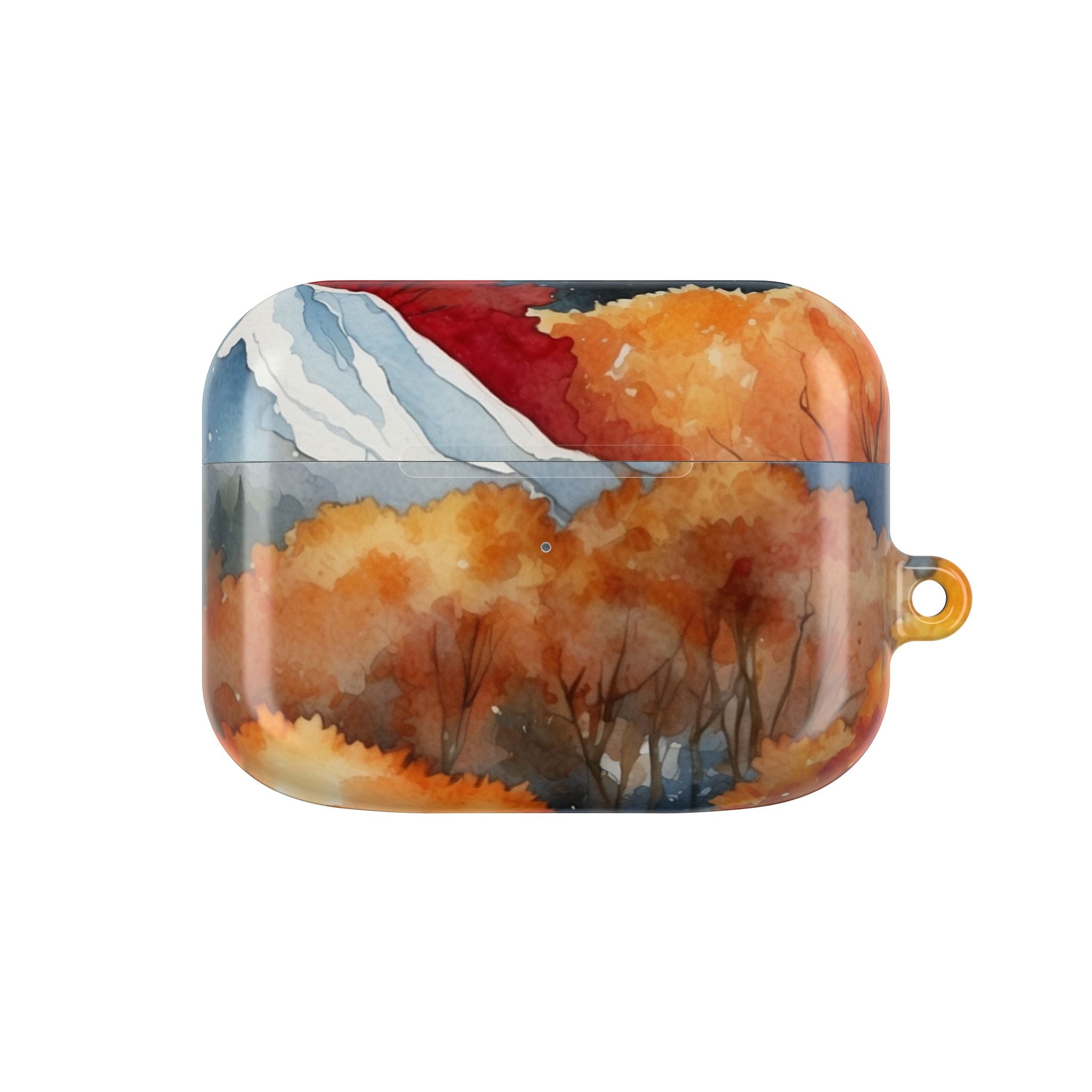 Snowcapped Ember Mountains - AirPods Case