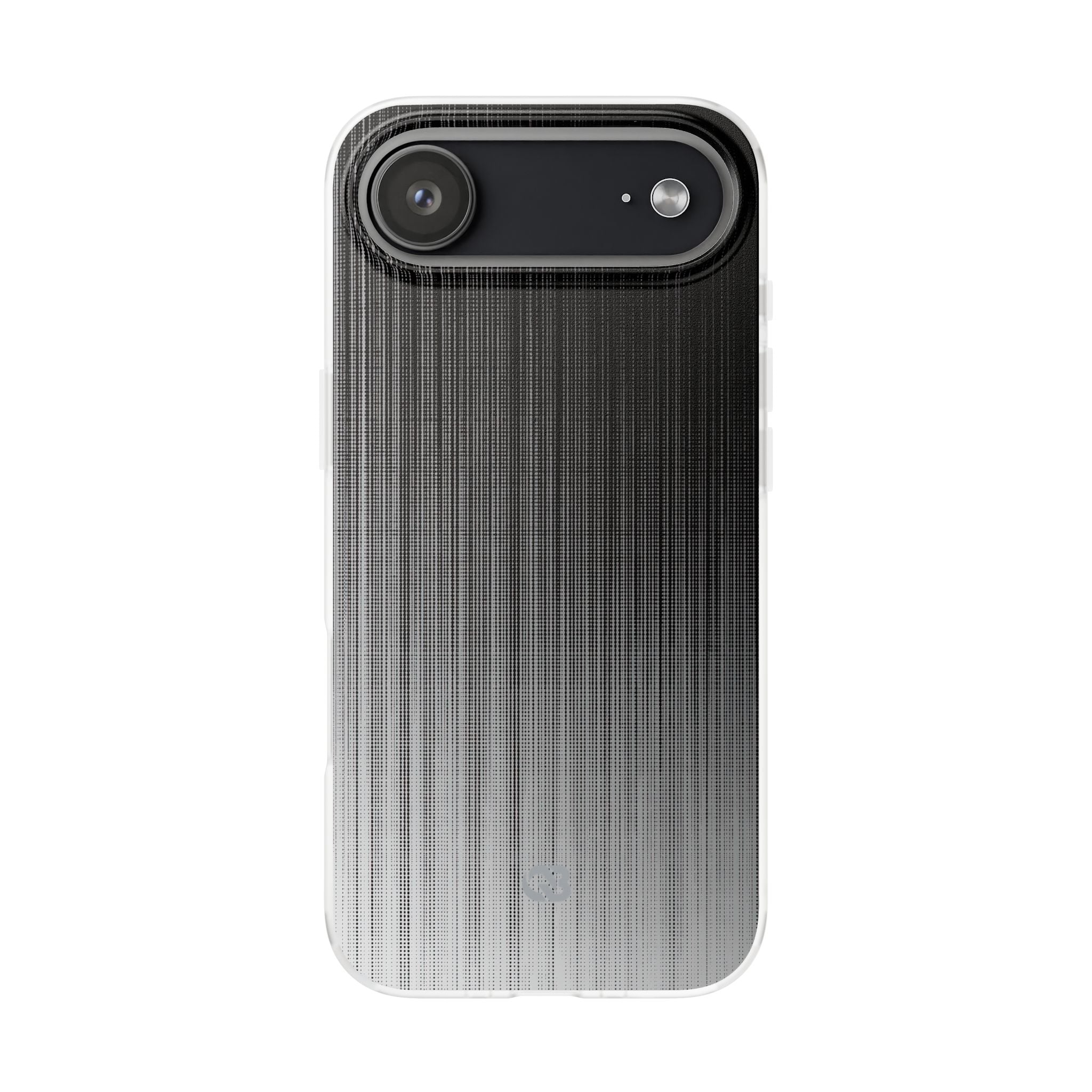 Grey Lite Phone Case for iPhone - Static Vertical Dither