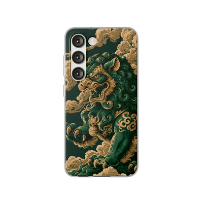 Imperial Guardian Lion · Lite Phone Case for Samsung · Green