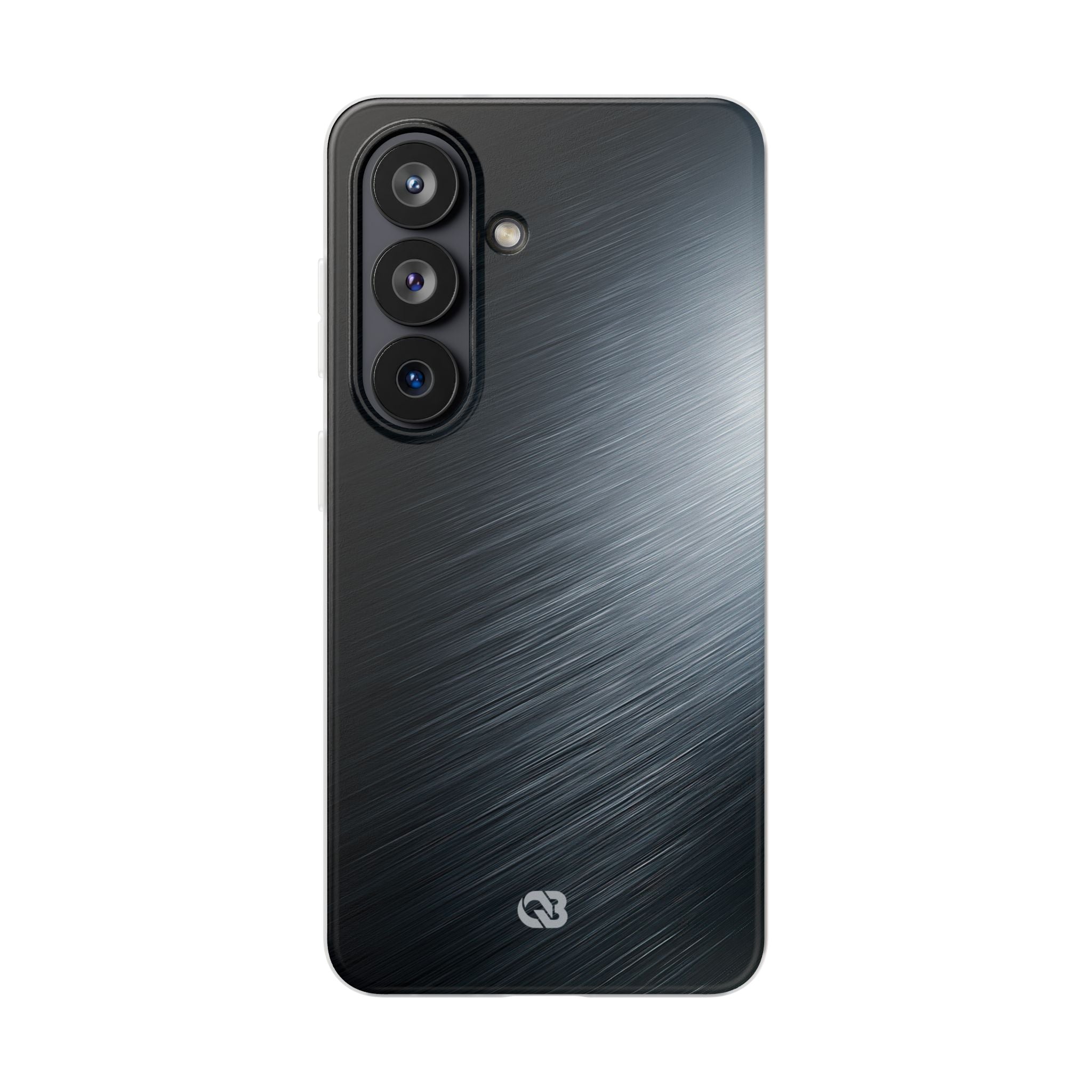 Grey Lite Phone Case for Samsung - Charcoal Brushed Steel