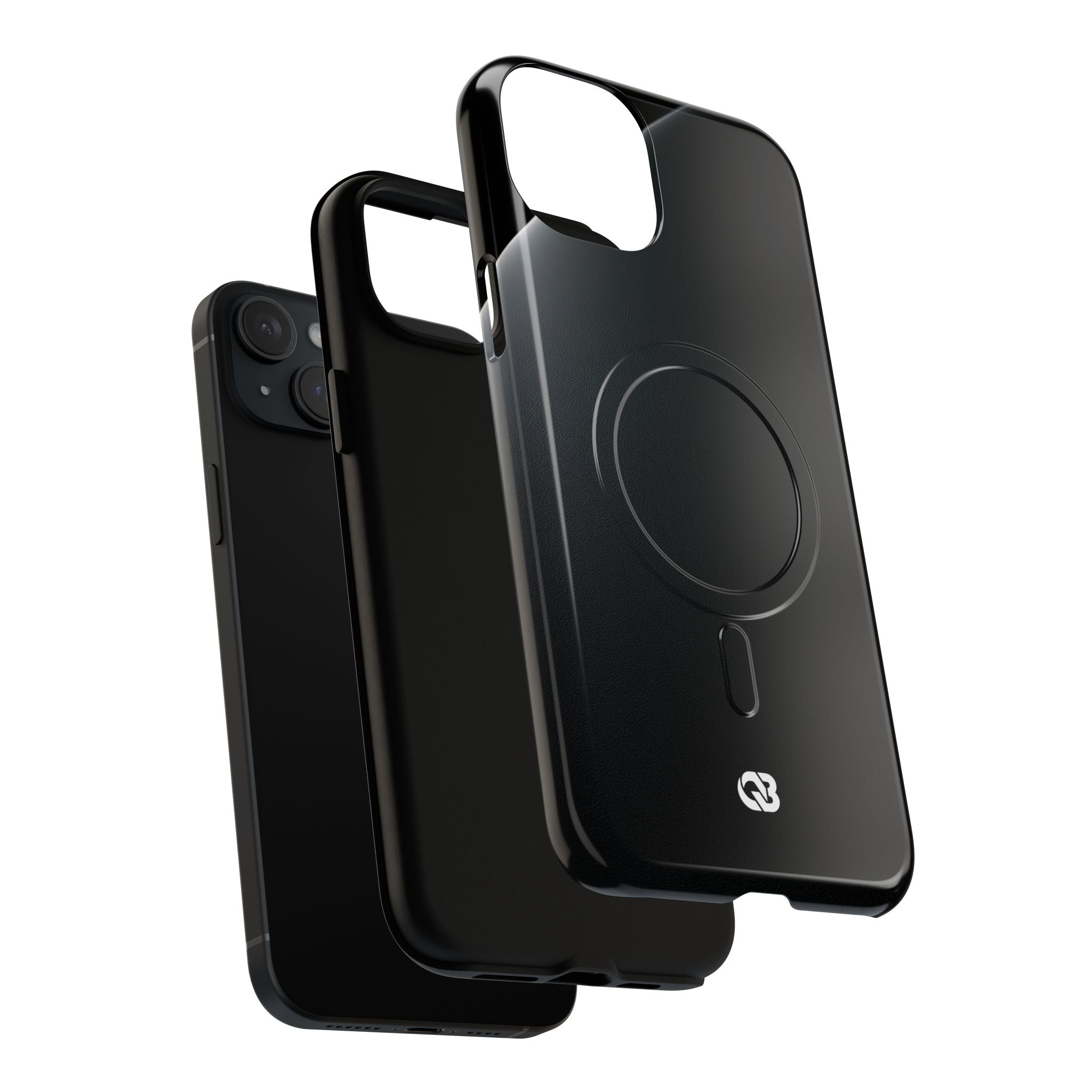 Black Tough 2.0 Magsafe Phone Case for iPhone - Obsidian Lunar Arch