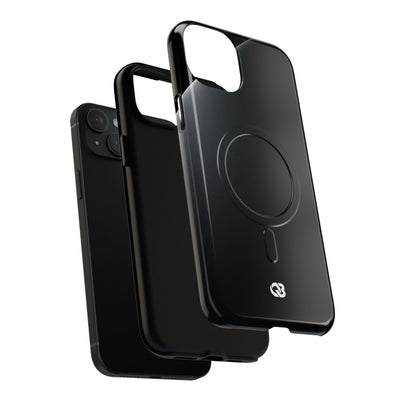 Black Tough 2.0 Magsafe Phone Case for iPhone - Obsidian Lunar Arch