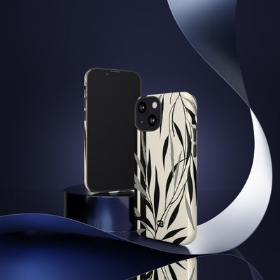 Linear Willow Study · Tough Phone Case for iPhone · Beige